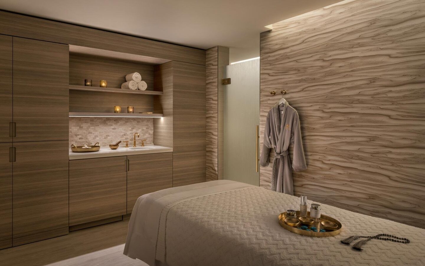 Luxury spa ambience